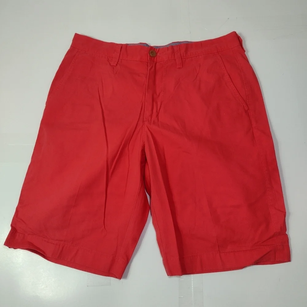 J.Crew Men's Coral Shorts Flat Front Size (32.W)
